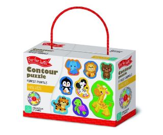 Obrázek z Far Far Land Puzzle obrysové divočina 8 obrázků 